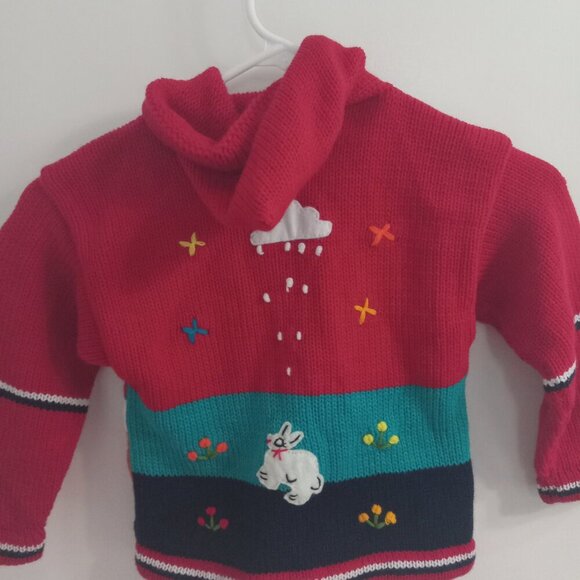 Little lulu and friends- handmade kids sweater size 6 - Picture 4 of 5